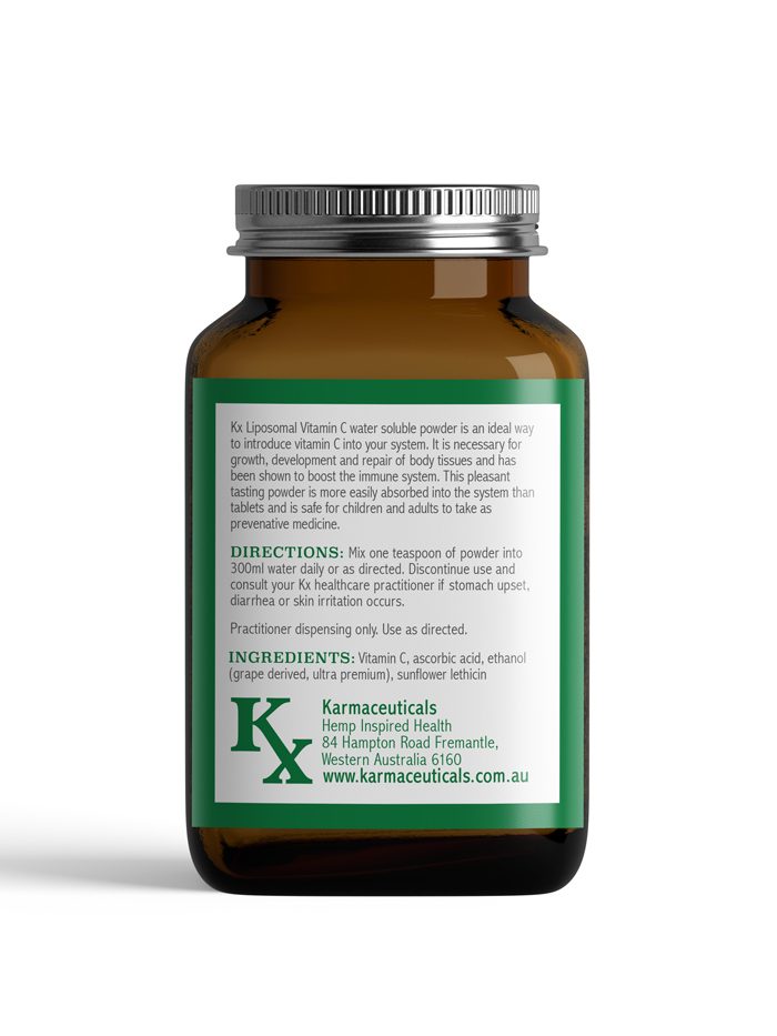 Liposomal Vitamin C back label