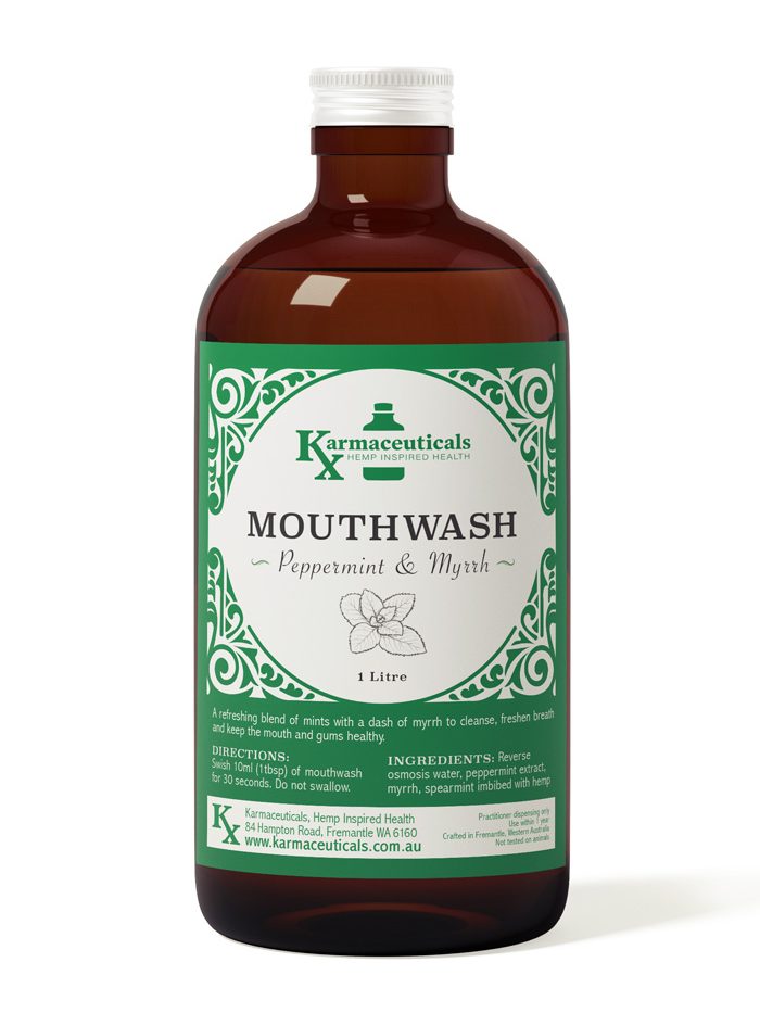 Peppermint Myrrh Mouthwash